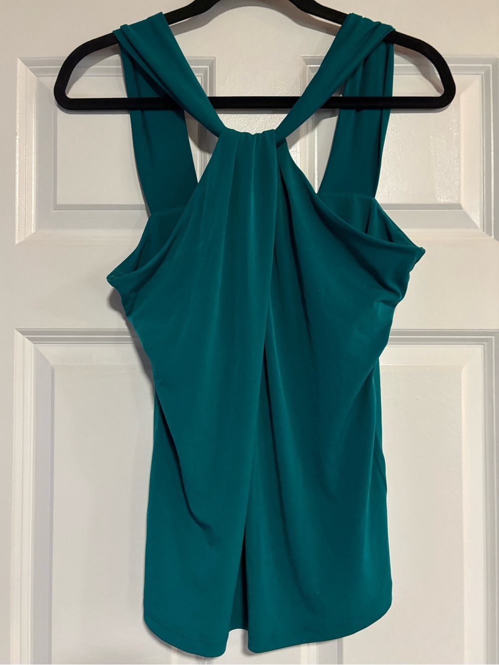 The Limited Teal Twist Sleeveless Top, size Medium